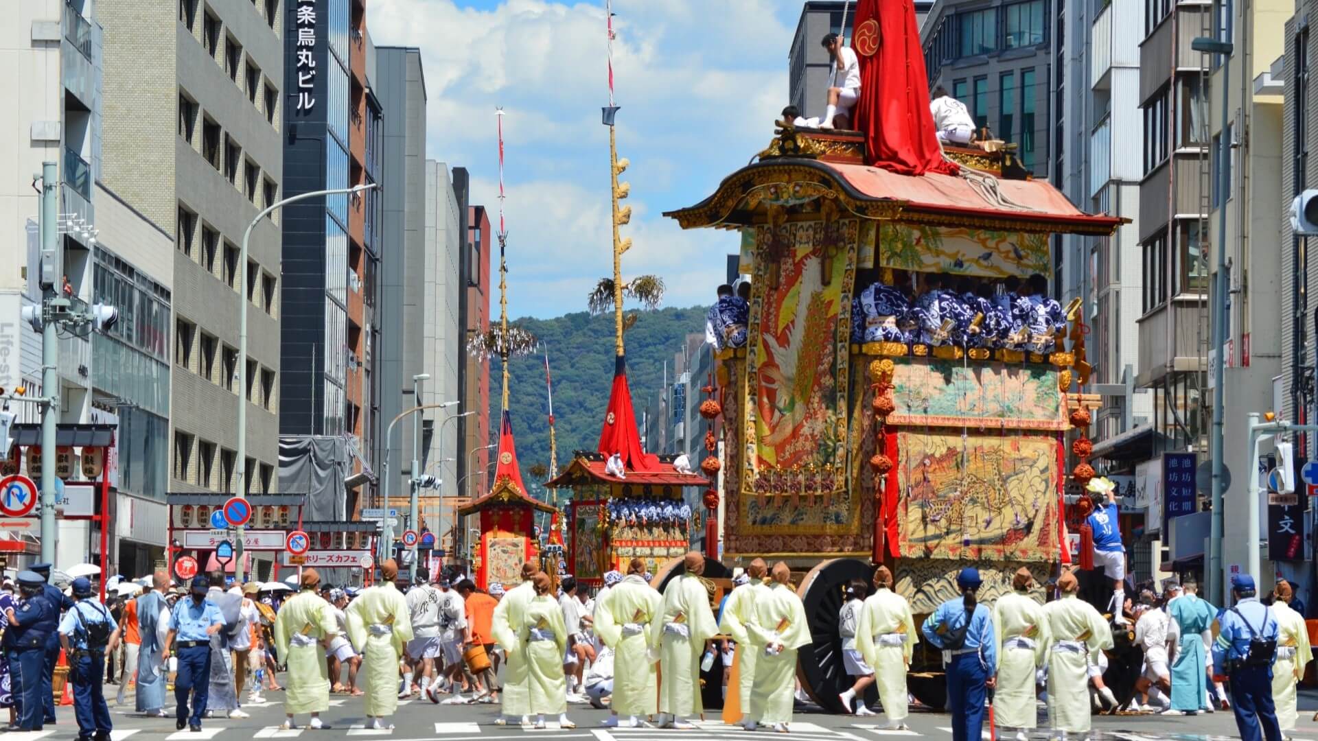 京都 祇園祭 四条通 山鉾巡行