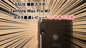 Zenfone Max Pro M2 のカメラで撮影した早春の京都の見どころ